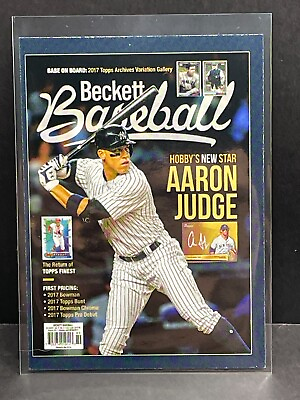 #ad 2017 The National Beckett Baseball Promo Card Gary Sanchez Aaron Judge 5000 $2.59