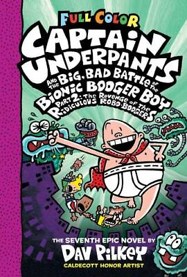 #ad Captain Underpants and the Big Bad Battle of the Bionic Booger Boy Part GOOD $4.65