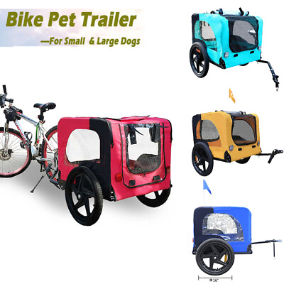 Pet Carrier Dog Bike Bicycle Trailer Stroller Jogging for Small amp; Large Dogs HOT $109.99