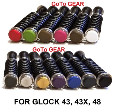 #ad Stainless Steel Guide Rod Assembly For GLOCK 43 43X 48 Choose Color Spring $49.95
