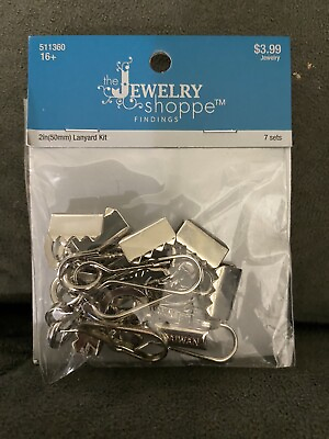 #ad NWT The Jewelry Shoppe 2 in Lanyard Kit $4.90