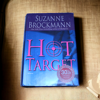 #ad Hot Target by Suzanne Brockmann 2004 Hardcover Troubleshooter Series $5.99