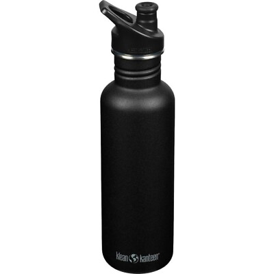 #ad Klean Kanteen 27oz Classic Bottle Sport Cap w Removeable Spout Dishwasher Safe $20.69