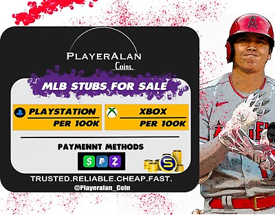 #ad MLB The Show 24 Stubs 100K PS Xbox Switch **Playeralan** Safe amp; Fast 24 7 $20.99