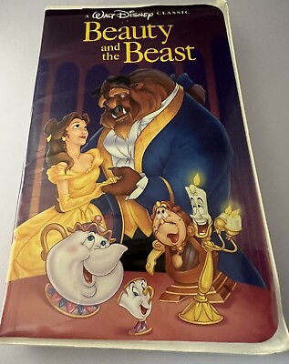 #ad Beauty And The Beast VHS Tape 1992 Walt Disney#x27;s Black Diamond Classic 1325 RARE $1695.00
