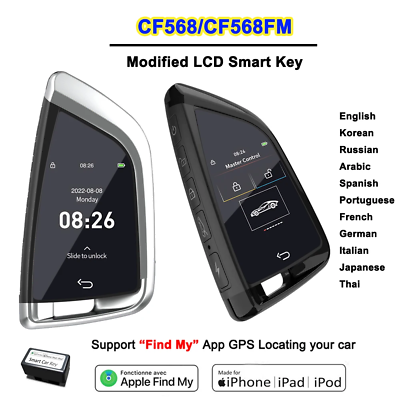 #ad Universal Modified Smart LCD Car Key Auto Remote Keyless Entry Touch Screen Keys $109.99