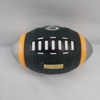 #ad Green Bay Packers Nerf Football Green Yellow NFL $24.99