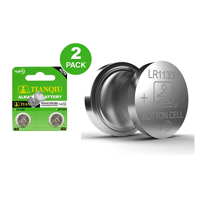 #ad NEW 2027* 2 Pack LR1130H AG10 390A Alkaline battery 1.5V Button Cell watch $1.83
