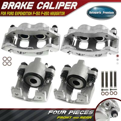 #ad 4x Brake Calipers for Ford Expedition F 150 F 250 Lincoln Navigator Front amp; Rear $184.78