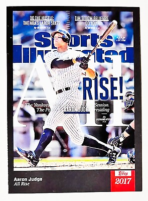 #ad 2021 Topps Sports Illustrated #18 Aaron Judge   New York Yankees $2.50