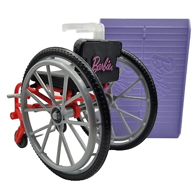 #ad Barbie Doll Wheelchair Fashionista Chair Ramp Dreamhouse Accessory GBP 11.95