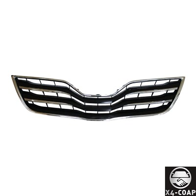 #ad New Front Grille For Toyota Camry 10 11 XLE MODEL Chrome Shell With Black Insert $61.98