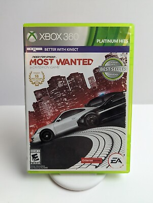#ad Need for Speed: Most Wanted 2012 Platinum Hits Xbox 360 Nice Disc Cond. Tested $11.88