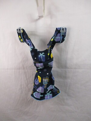 Hanukkah Holiday Costume Dog Small Size Breed Blue One Piece Hook Loop Closure $15.99
