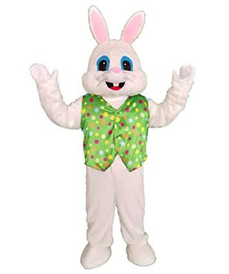 #ad Green Easter Rabbit Mascot Costume Adult Halloween Costume $45.87
