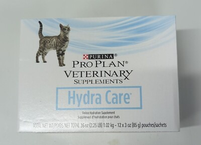 #ad Purina Pro Plan Veterinary Supplements Hydra Care 12ea 3 oz Packets For Cat Cats $14.99