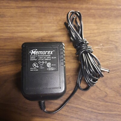 #ad AC Adapter Memorex DPX412010 6V DC Class2 Transformer Power Cord Charger PSU $5.00