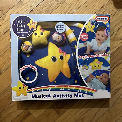 #ad Twinkle Little Star Plush Baby Bum Musical Soothing Songs Little Tikes Mat NEW $14.99