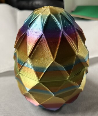 #ad Dragon Egg Dice Container Collectable Container Rainbow 3d Pla Filament $20.00