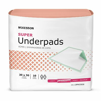 #ad McKesson 30x30quot; Dog Puppy Training Wee Wee Pee Pads Underpads 150 Ct UPMD3030 $68.95