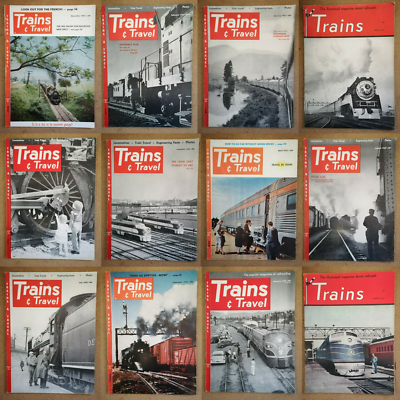 #ad Magazine Trains amp; Travel Vintage USA Full Contents Index Shown Various GBP 3.75