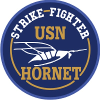#ad US Navy USN Hornet Strike Fighter Decal 4.00quot; Wide x 4.00quot; High Decal $13.99