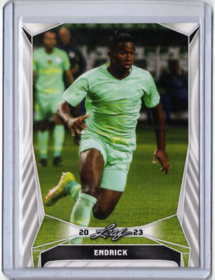 #ad ENDRICK 2023 Leaf Soccer WHITE Parallel Card #B 3 Palmeiras Brazil Striker C $8.99