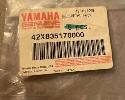 #ad Yamaha 42X 83517 00. OEM 12v 3w Instrument Bulb $9.99