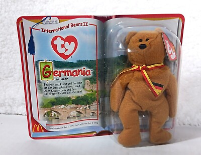 #ad TY International Bears II TY Germania the Bear. New Old Stock. Sealed. $5.00