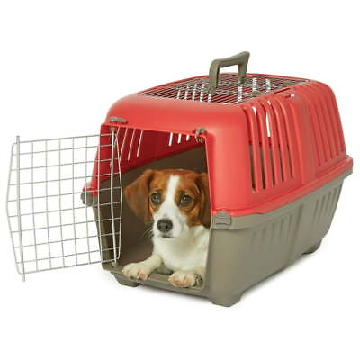 #ad 24 Inch Hard Sided Pet Animal Carrier Dog Carrier Cat Carrier 2 Door Top Load $29.69