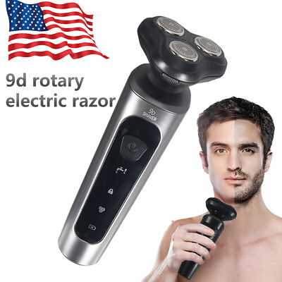 #ad Men#x27;s Electric Beard Shaver Trimmer Razor Rechargeable Hair Shaving Machine USB $11.47