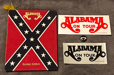 #ad Alabama Golden Edition 1981 Photo Book Signed x4 with Button Bumper Stickers $95.99