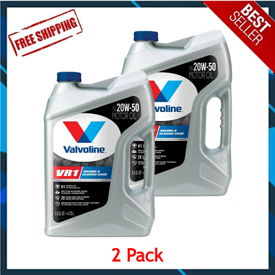 #ad 🔥COMBO 2 PACK🔥 Valvoline VR1 Racing Motor Oil SAE 20W 50 $48.55