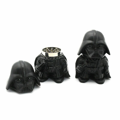 #ad Black Cool Star Wars Darth Vader 3 Layers Tobacco Herb Crusher Grinder $9.99