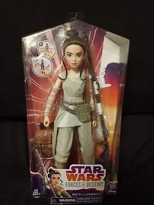 #ad 2016 Hasbro Star Wars Forces of Destiny Rey Of Jakku Action Figure. NEW IN BOX $35.00