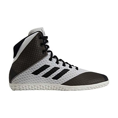#ad adidas Mat Wizard 4 Men#x27;s Wrestling Shoes White Black $79.82