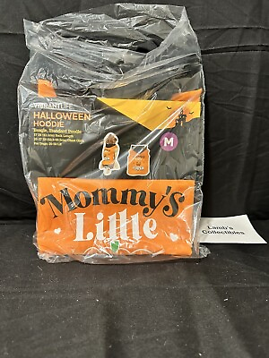 #ad Mommys Little Pumpkin Dog Hoodie Halloween Costume Clothing Dress Up Size M $13.58