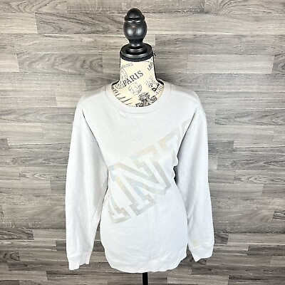 #ad PINK Women’s Gray Long Sleeve Sweater Size Medium Regular $11.75