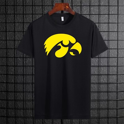 #ad Iowa Hawkeyes Tshirt Adult Unisex Hawkeyes T shirt Sizes S 3XL cotton shirt $18.00
