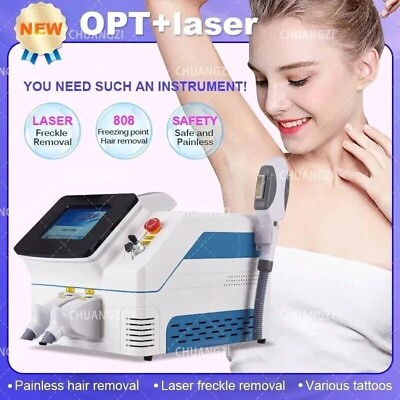 #ad OPT ND YAG Laser Hair Removal 2 in 1 IPL Laser Tattoo Removal Laser Machine $1309.00