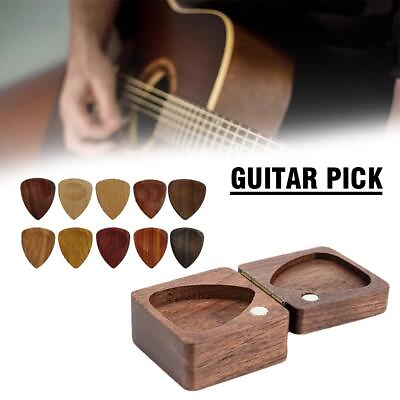 #ad Wooden Guitar Picks Assorted Guitar Bass Acoustic Plectrum Picks 2024 $1.49
