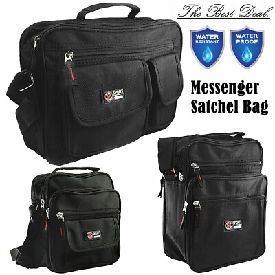 #ad Mens Waterproof Business Crossbody Briefcase Messenger Bag Shoulder Satchel Bags $11.88