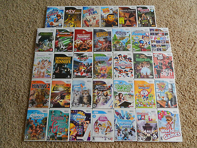 #ad Nintendo Wii Games You Choose from Selection $5.95 Each Buy 3 Get 4th Free $5.95