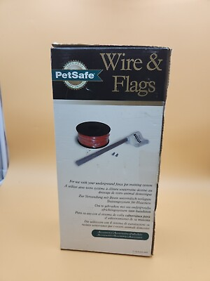 #ad PetSafe Fence Wire and Flag Kit Includes 50 boundary Flags and 500 ft of Wire $19.99