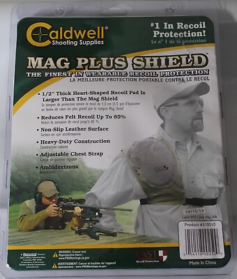 #ad CALDWELL MAG PLUS SHIELD WEARABLE RECOIL PROTECTION 921263 $29.99