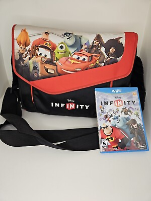 #ad Disney Infinity Game Lot Wii U power portal 18 character pieces Carry Bag $45.00