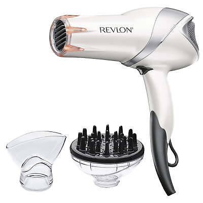 #ad Revlon 1875W Infrared Heat Ceramic Hair Dryer White $23.44