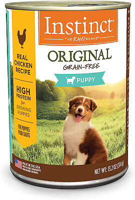 #ad Original Puppy Grain Free Real Chicken Recipe Natural Wet Canned Dog Food by 1 $33.99