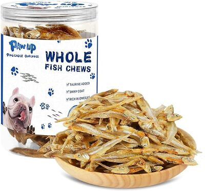 #ad Dog Treats Whole Natural Fish Healthy Snacks w Taurine Omega 3 For Dogs 8 oz $16.99