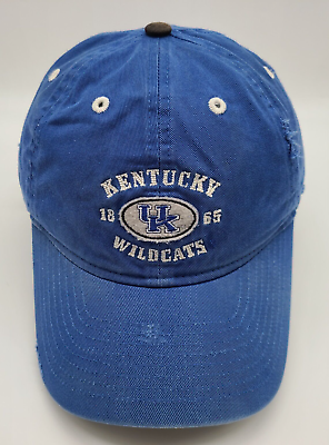 #ad Kentucky Wildcats Blue Distressed Heisman by Reebok Adjustable Strap Back Hat $14.99